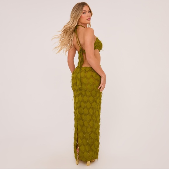 EGO - HALTERNECK RING DETAIL CUT OUT MAXI DRESS - Picture 2 of 3